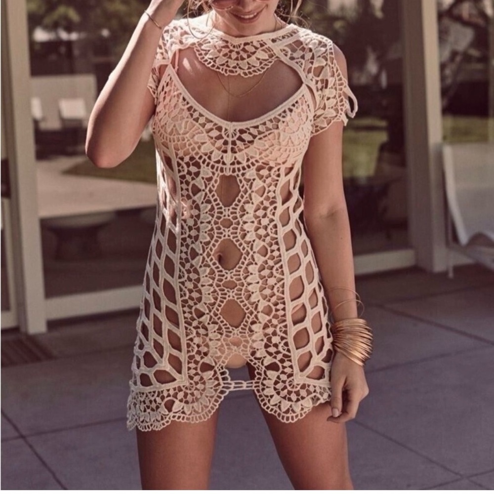 For love and lemons Barcelona swim coverup